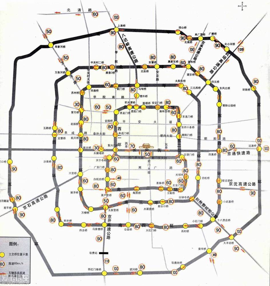 北京最新电子眼分布图，智能监控，打造平安城市